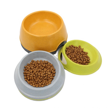 Hot-selling Biodegradable Bamboo Fiber Pet Bowl Non-skid Feed Bowls For Dogs, Cats